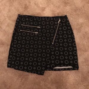 H&M Zip Front Skirt